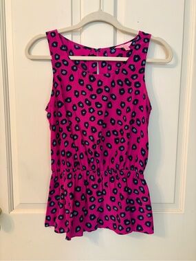 Lilly Pulitzer Leopard Print Top